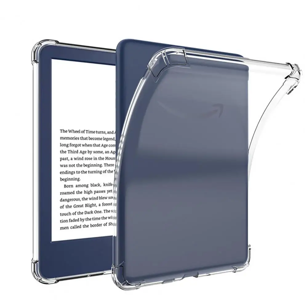 Transparent Protective Case Shock-Absorbing Impact Resistant Precise Fit Lightweight Protective Cover for Kindle Paperwhite