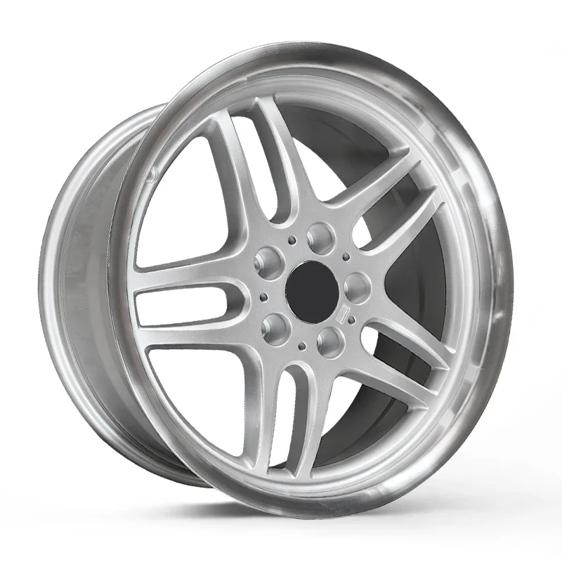 Alloy car wheel rim 19 inch 5 hole universal for ranger ,bmw 19x8.5 wheels silver machined lip