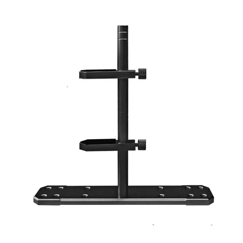 

1Set Suction Bracket Chassis Fan Graphics Card Fixed Support Frame Graphics Card Bracket Aluminum Alloy ,Black 2