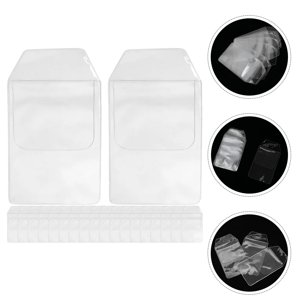 

20 Pcs Transparent Nurse Doctor Pencil Case Daily Use Bags Organizer for Fully Small Size Pouch Protector Inserted Pvc Supplies