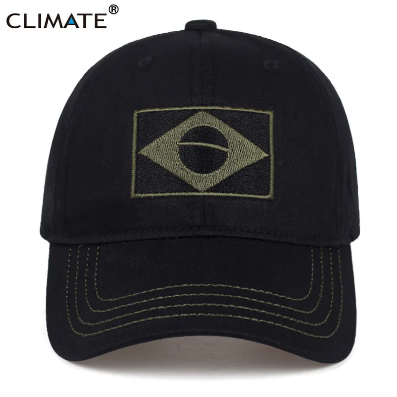 CLIMATE Brazil Flag Baseball Men Cool Military Cap Caps Men Brazil Country Flag Camouflag Cool Hat Cap Men Hat Caps Sport