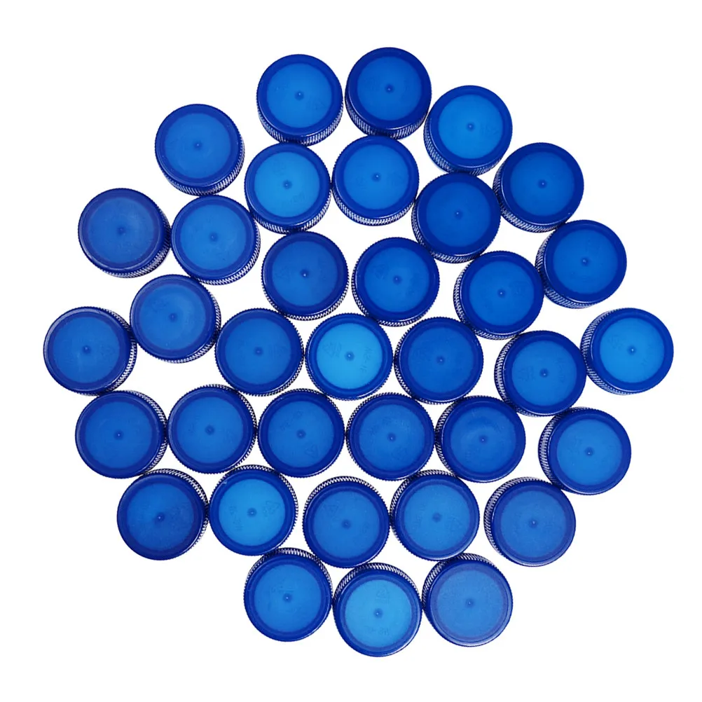 100Pcs Plastic Bottle Lids for Water Bottles Juice Containers DIY Projects Creative Play Sealing Performance Leak Proof Large