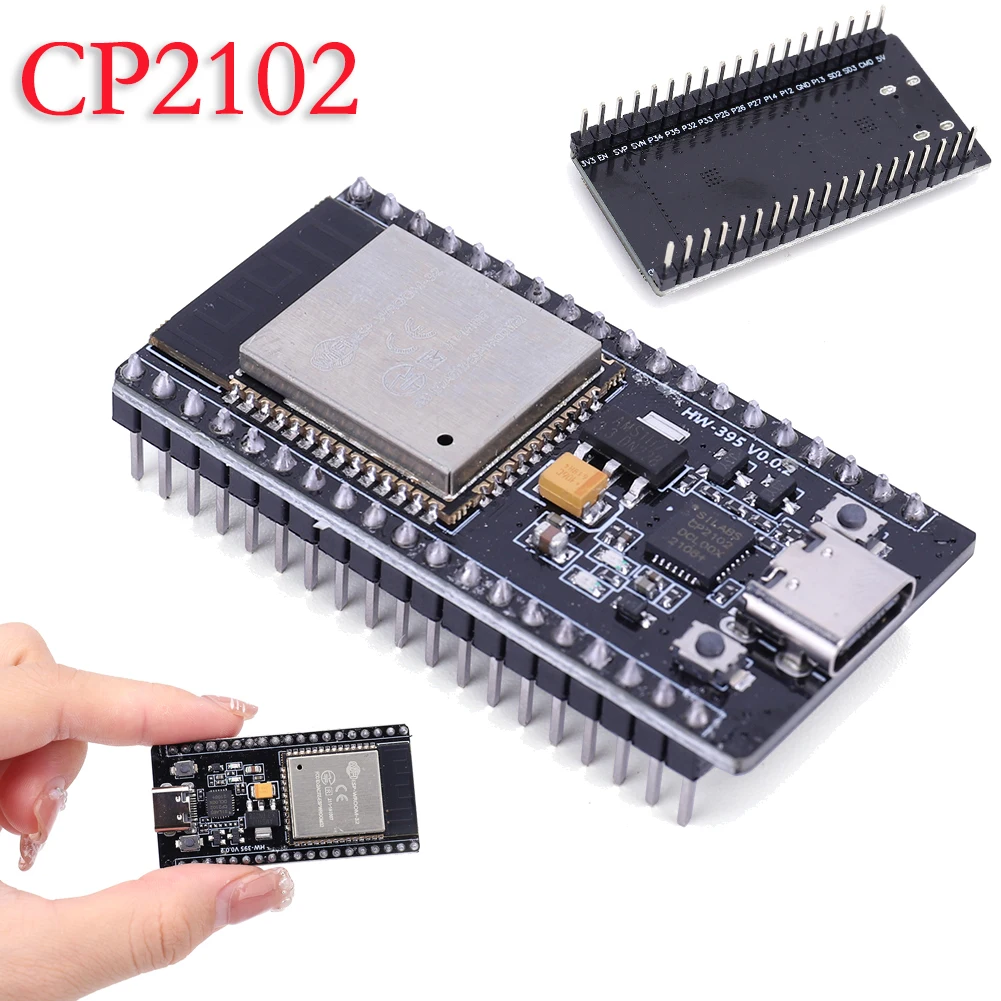 ESP32-WROOM-32 CP2102 Development Board WiFi Bluetooth-compatible Electronic Module 2412-2484MHz for Smart Home Mobile IoT