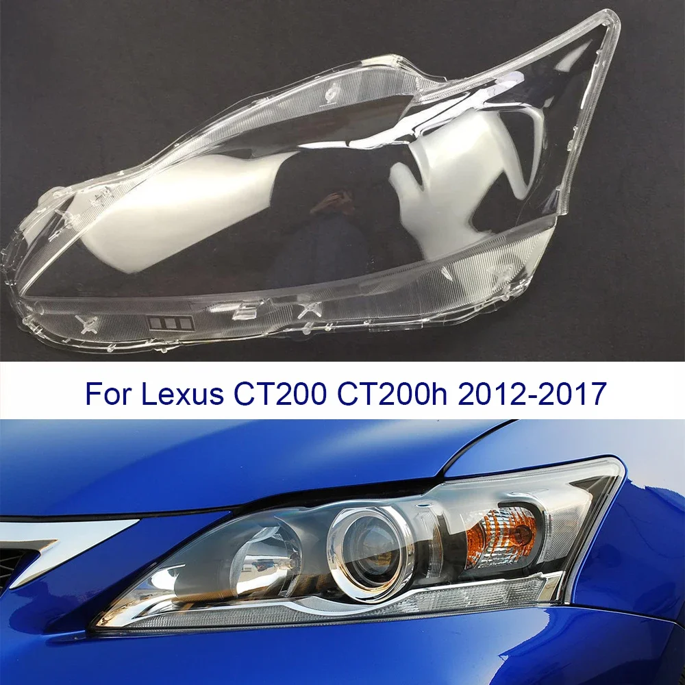 

HTTCY For Lexus CT CT200 CT200h 2012 2013 2014 2015 Automotive Accessories Replace A Transparent PC Headlamp Lights Shell