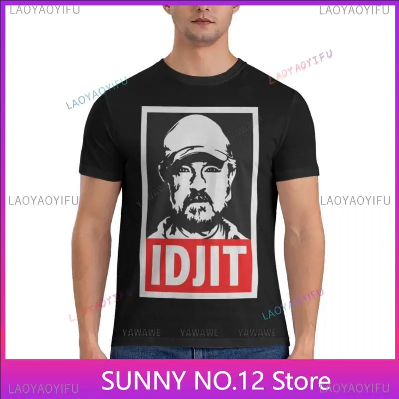 Supernatural Bobby Singer IDJIT Classic T-Shirt top plain plain white shirts men o-neck popular Customized tee famous