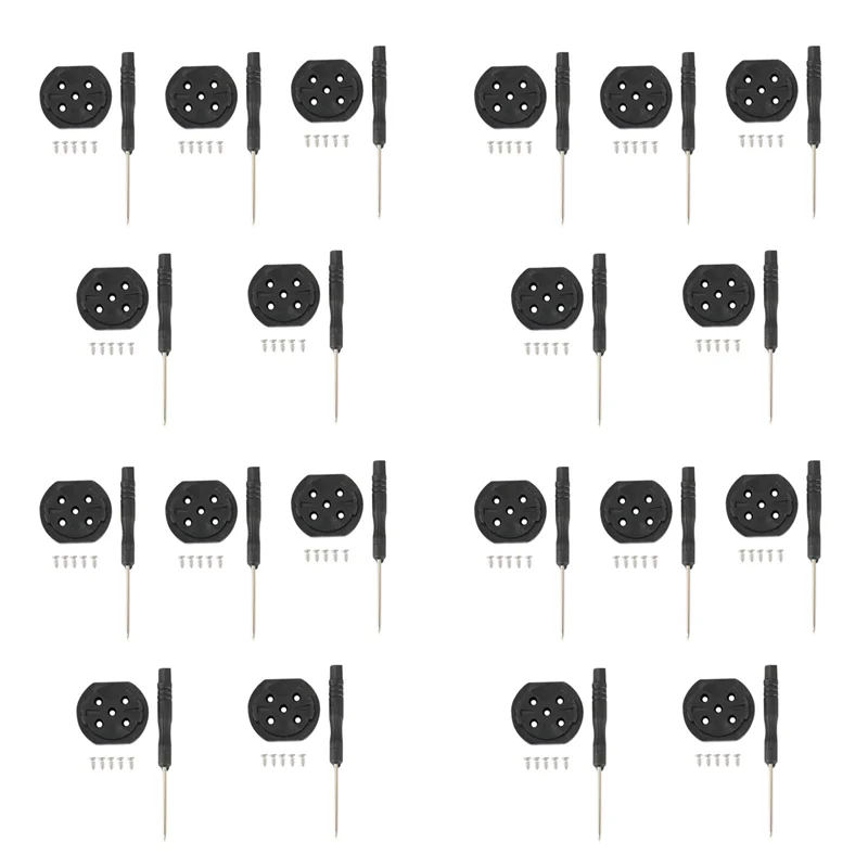 

TURE For Garmin Bryton Cycling Meter Bracket Bike Computer Mount Fixed Base Male Seat Repair Part, 20Pcs Repair With Tool