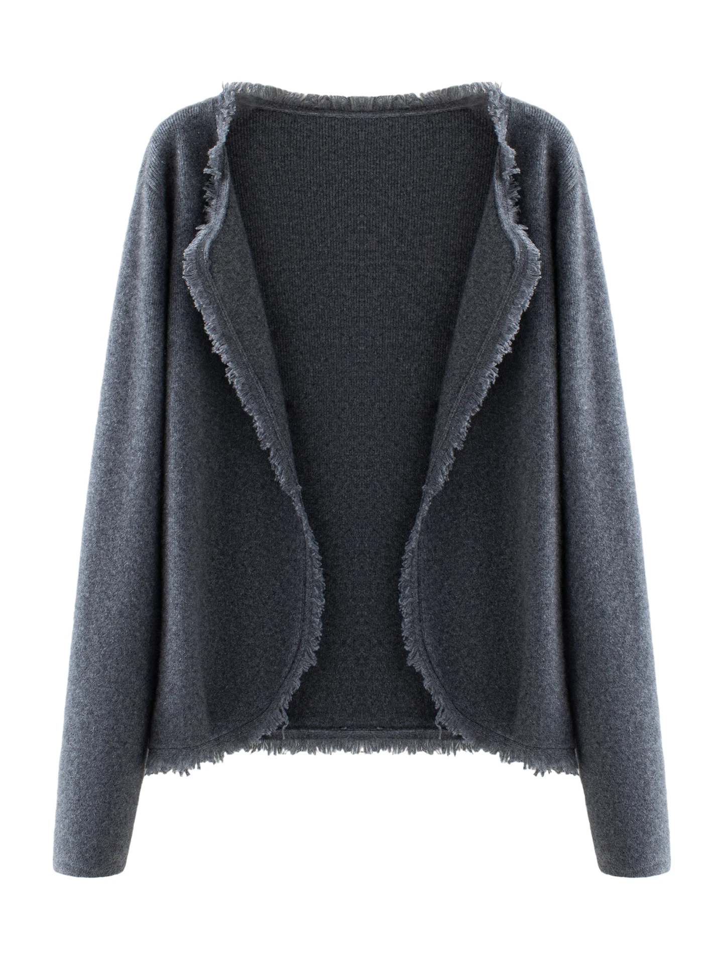 Elegant 100% Cashmere Women Sweater Autumn Winter Tassel Knitwear High Quality Cardigan Long Sleeve Clothing Top New Ladies Coat