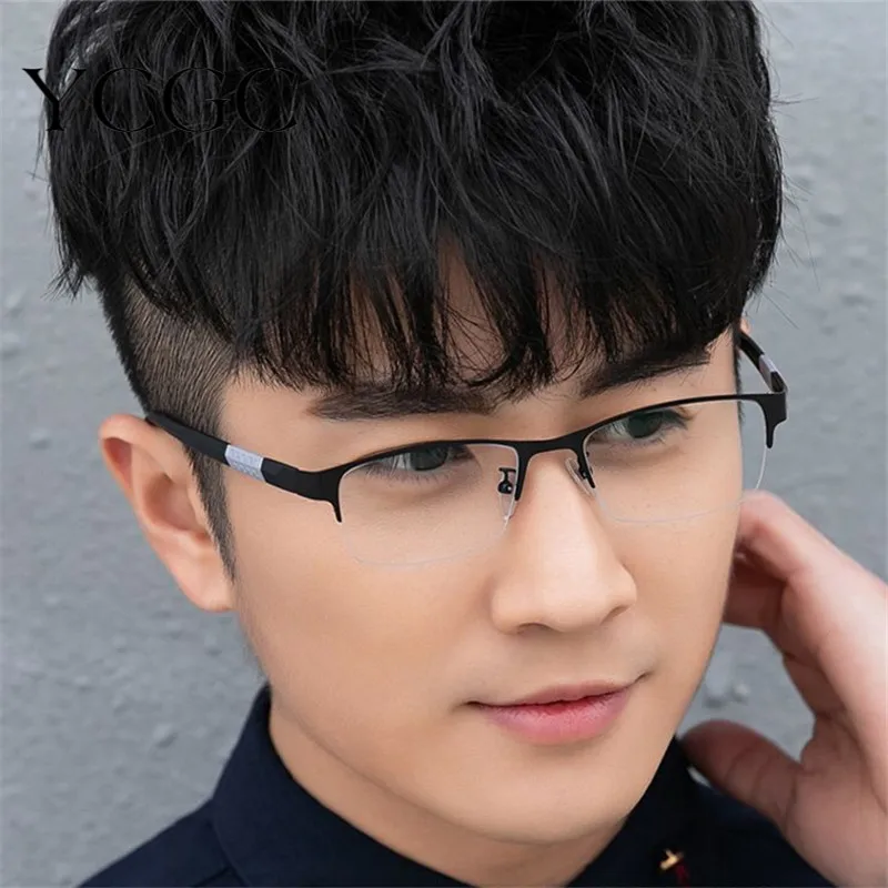 

Reading Glasses Men and Women Eyeglasses Frames High Quality Half Frame Diopters Business Office Men Computer Eyewear 2023