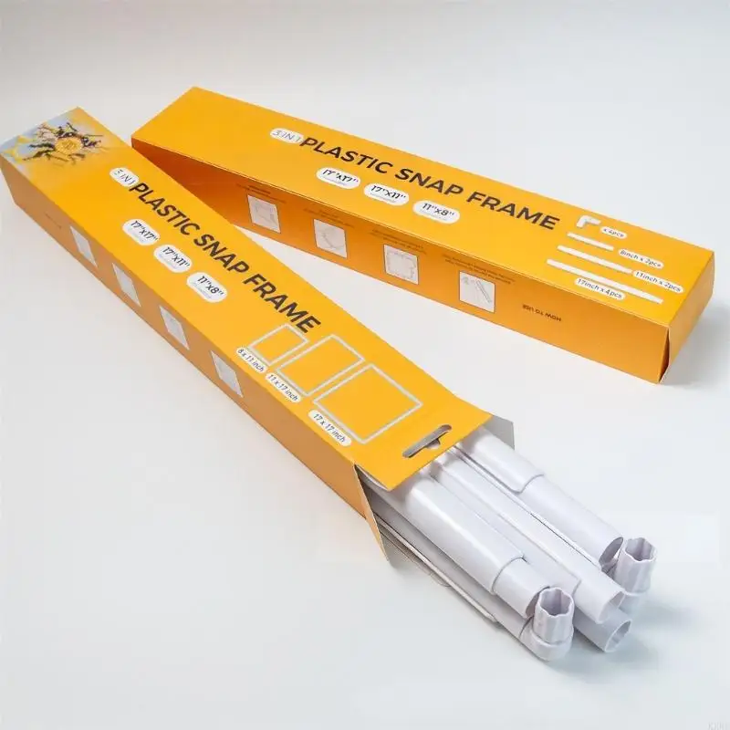 

Sturdy PVC Craft Hoop For Crosses Stitching And Embroidery Projects Easy To Assemble Without Tool KXRE