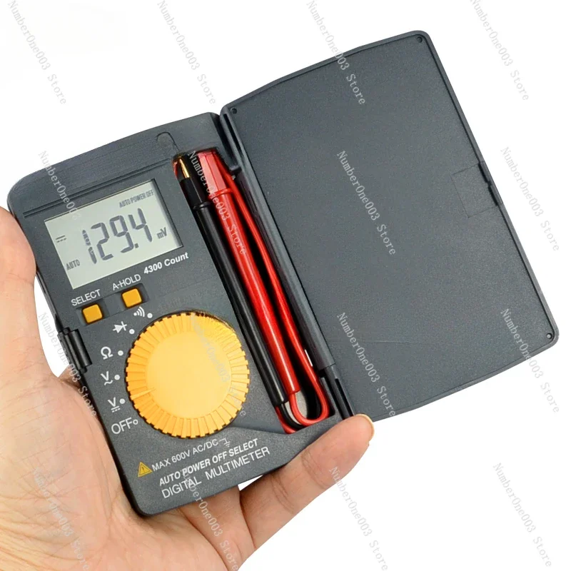 DE-17 pocket mini multimeter digital high precision pocket automatic range imported portable