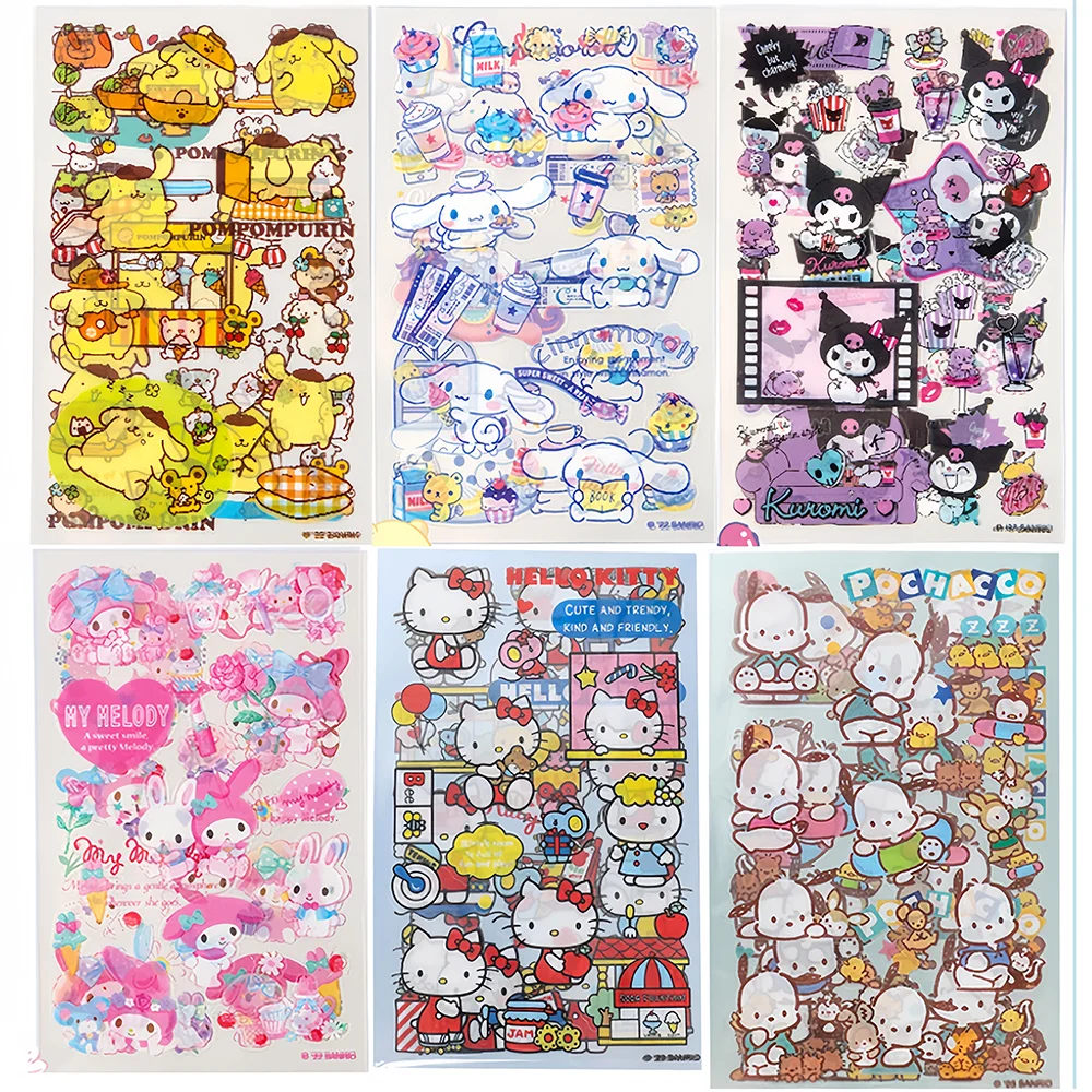 Sanrio Handtas Sticker Honing Kaneel Hond Sticker Waterdichte Goo Kaart Handtas Diy Materiaal Sticker