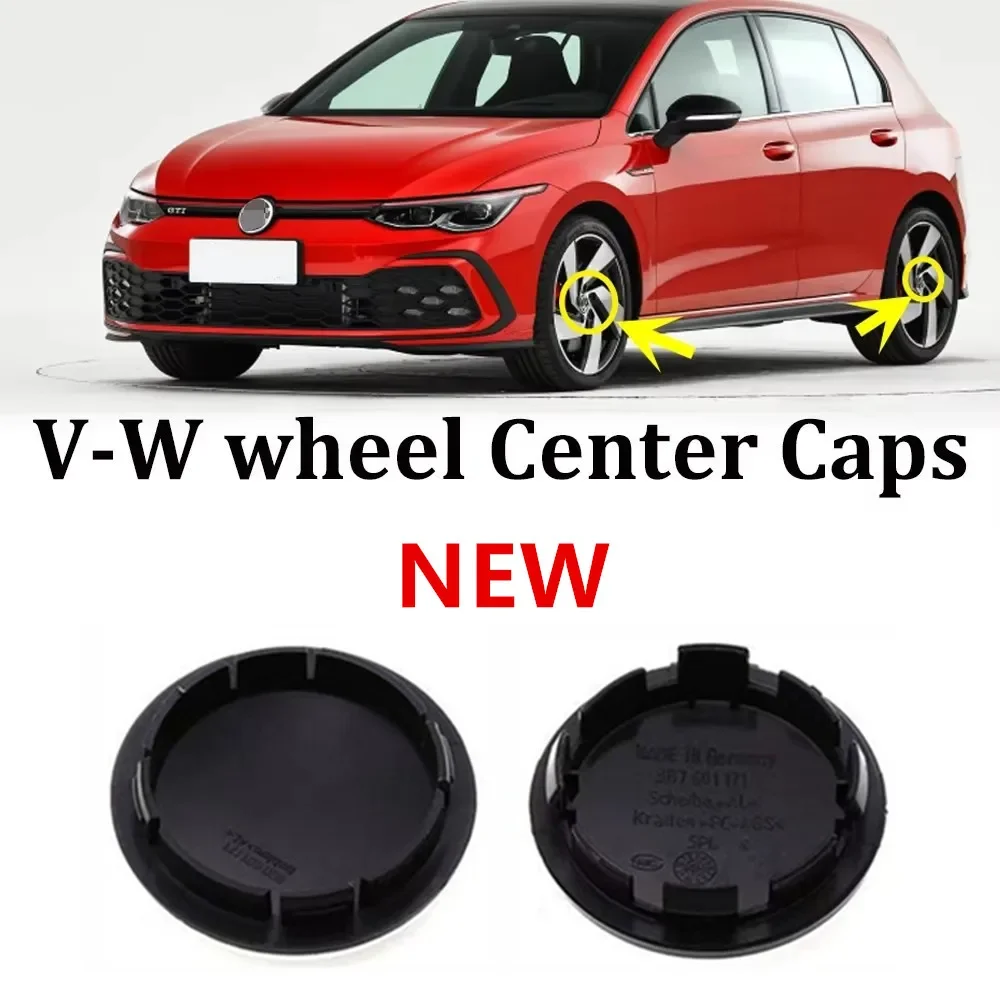 40 قطعة جديد 56 مللي متر/65 مللي متر 5HG601171 لفولكس واجن جولف باسات بيتل CC بورا بولو طوارق تيجوان VW عجلة غطاء مركزي Hubcap شعار