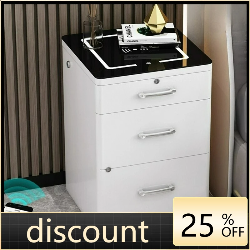 

LTT Home Bedside Table Safe Office Anti-theft Fingerprint Password Cabinet Safe