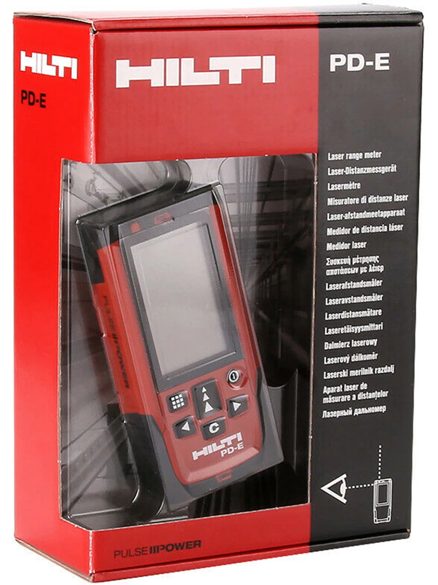 NEW  laser Hilti PDE handheld rangefinder PD-E