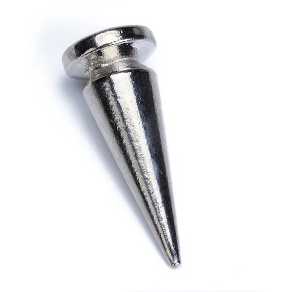 25mm Silver Cone Studs Iron Rivets for DIY Bag Decoration Leather Bracelet Clothes Shoes Embellishments