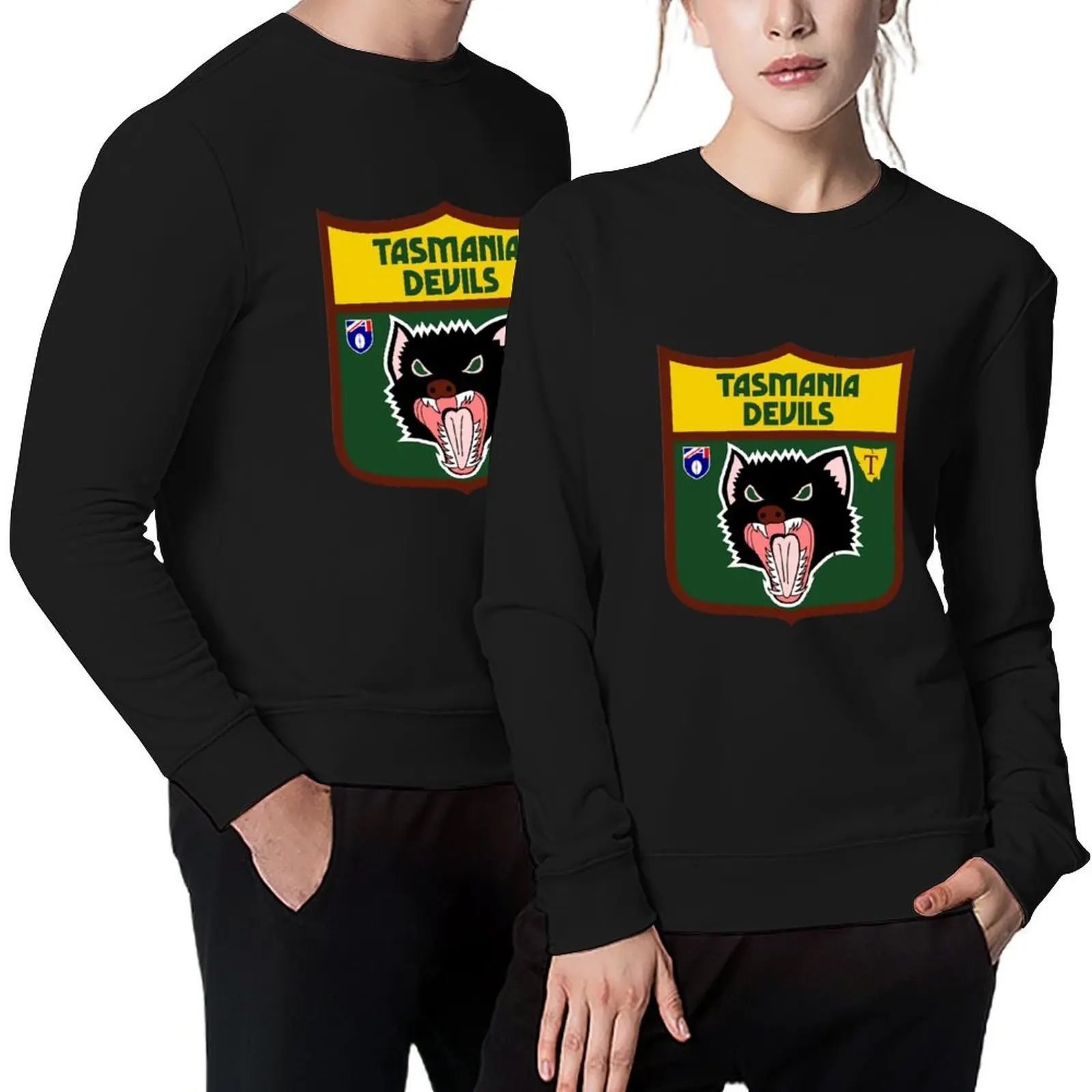 

Tasmanian devils football club AFL footy Pullover men's winter sweater korean style clothes tracksuit men sports sweatshirt man