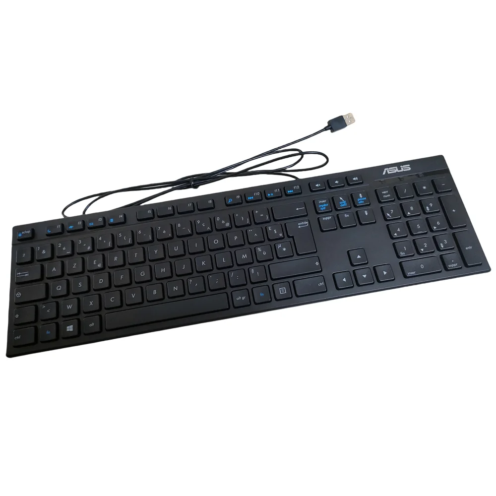 

French layout New USB wired keyboard for ASUS aw211 laptop desktop universal keyboard black classic