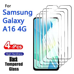 Screen Protectors For Galaxy A16 4G Samsung Tempered Glass Crystal 9H High Aluminum Anti Scratch Case Friendly 6.7