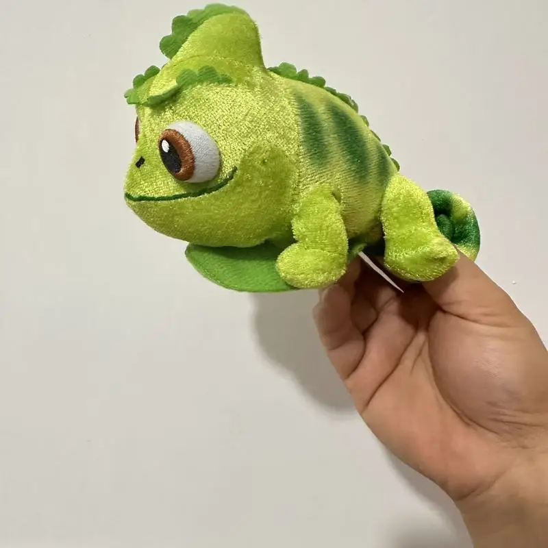 ديزني غرزة الكرتون متشابكة باسكال الكتف ألعاب من نسيج مخملي مع الحرباء المحيط خنزير يجلس الكتف المغناطيس طفل زخرفة هدايا عيد الميلاد