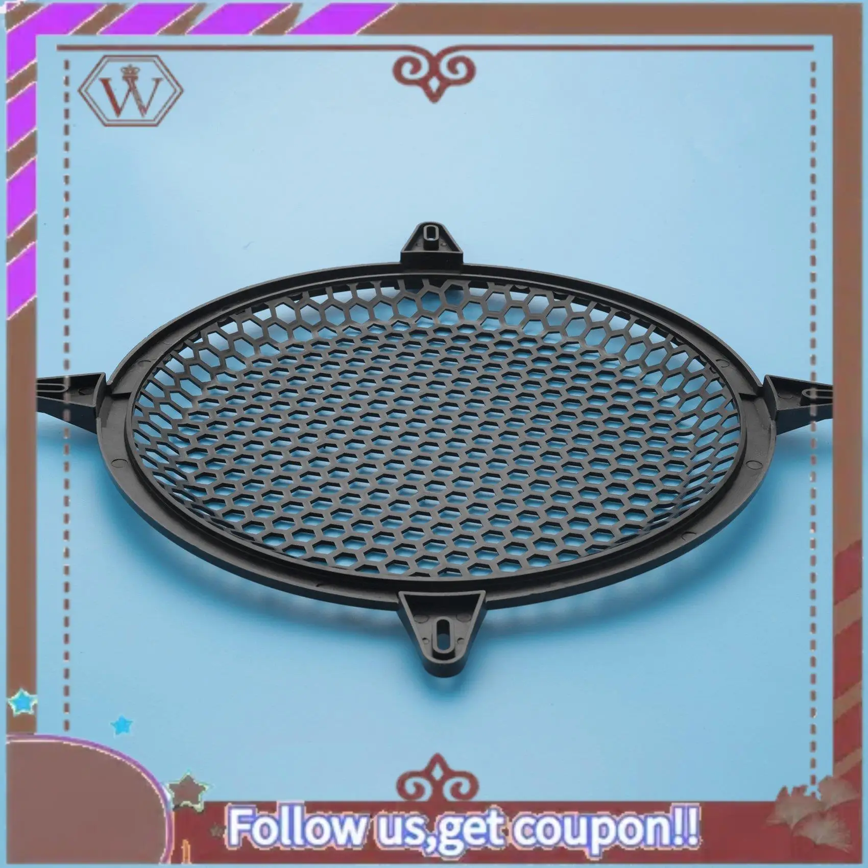 A57E-Subwoofer Grid Car Speaker Amplifier Grill Cover Mesh - 10 Inch