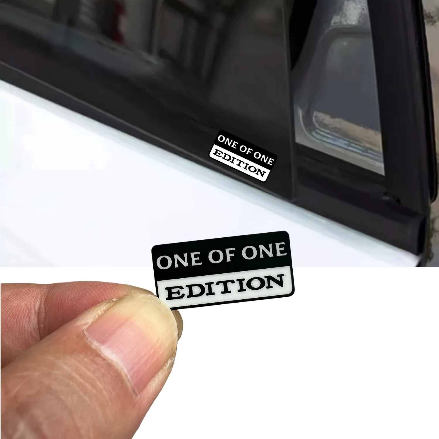 Badge Decals for Car Body Window Decor ONE OF ONE EDITION Waterproof Vinyl Stickers