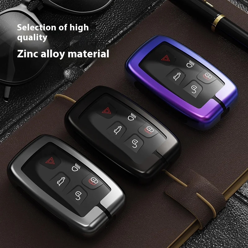 High quality zinc alloy car remote control key housing suitable for Jaguar XEL XFL Land Rover Range Rover Sport Star Vein Aurora