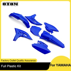 OTOM Motorcycle Front Number Plate Fuel Tank Guards Rear Fender Mudguard Full Body Fairing Cover Plastic Kit For YAMAHA YZ250F