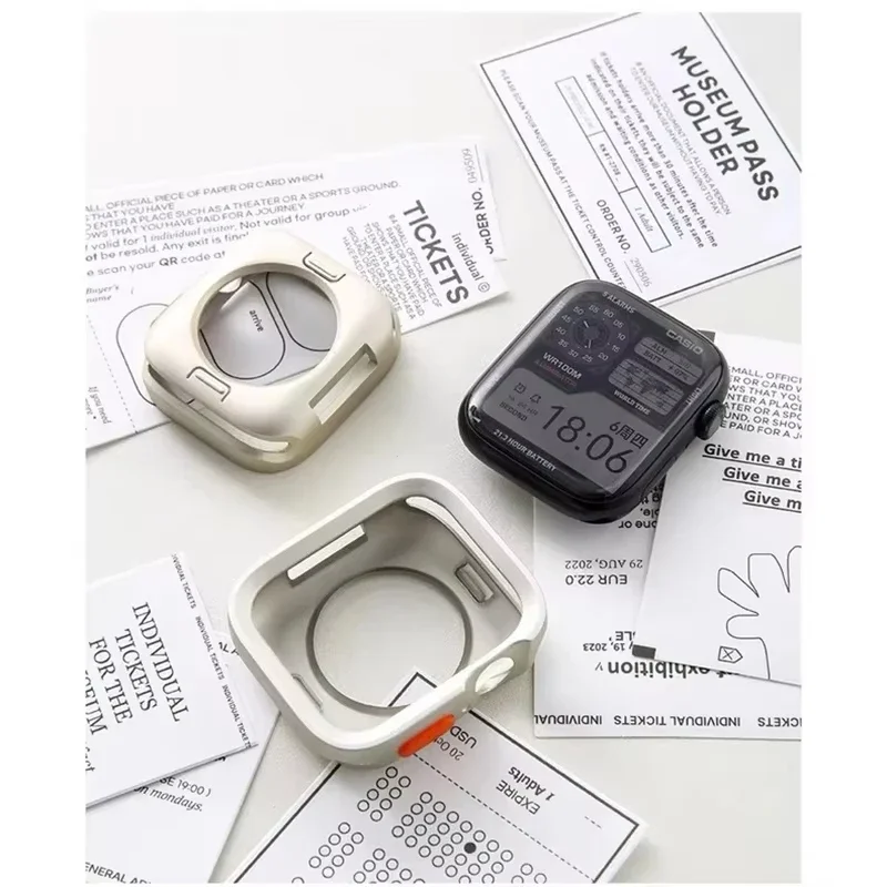 Candy Soft Silicone Case for Apple Watch Cover 10 8 9 7 6 5 4 Ultra 49mm 45mm 46mm Protection Iwatch Series 44mm 42mm 41mm Cover