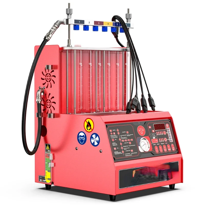 

Aj600 Piezoelectric Injector Cleaner Injector Resistance Leakage Test 6 Cylinder Ultrasonic Cleaning Car Injector Cleaner