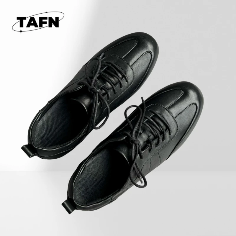 

Lace-up High Street Beautiful Sheepskin Advanced Texture Trendy, Comfortable and Beautiful 25 Minimalist Flat High Street AD1506