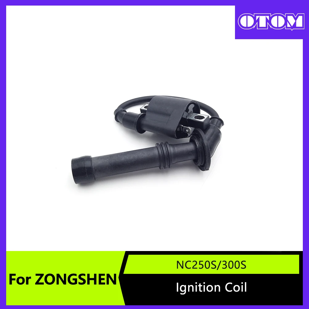 Motorcycle Ignition Coil ZS177MM-A/ZS182MN Engine Spark Plug High Pressure Coil For ZONGSHEN NC250S NC300S Motocross Accessories