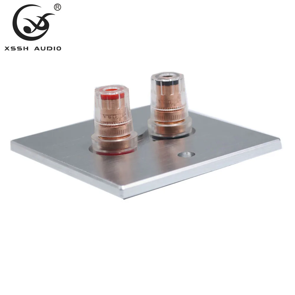 바인딩 포스트 XSSH OEM 오디오 구리 황동 앰프 스피커 터미널, 여성 짧은 버전, 바인딩 포스트 및 플레이트 소켓 포함