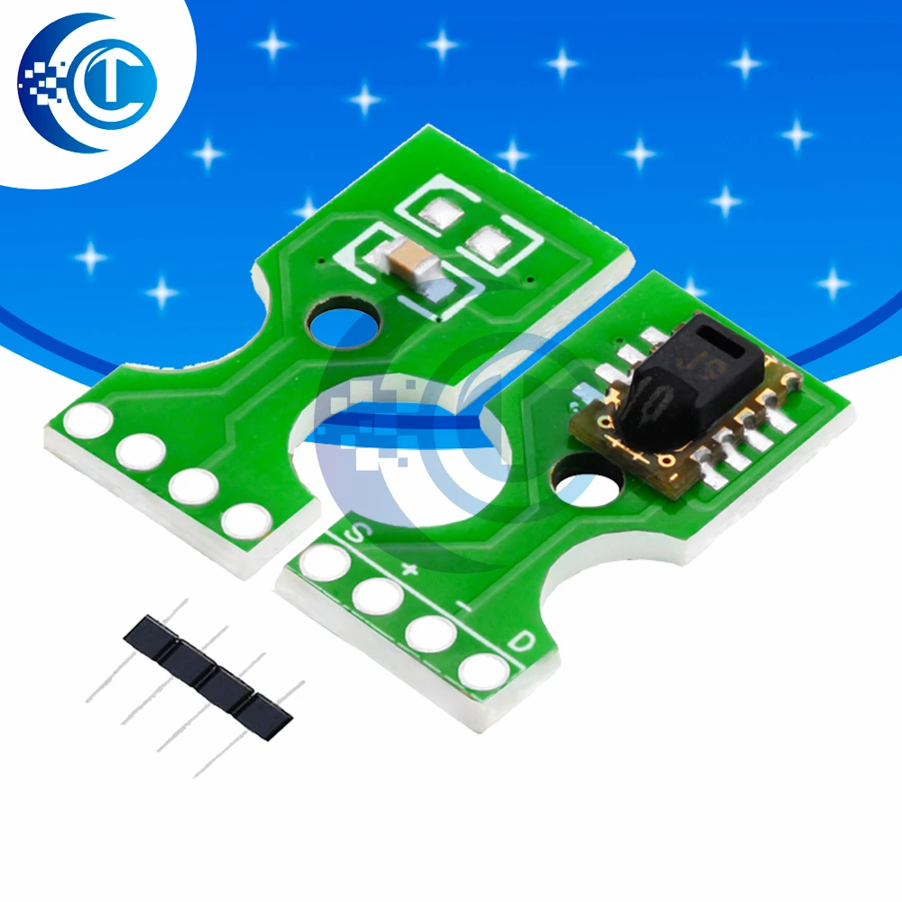 SHT10 I2C Digital Temperature & Humidity Sensor Module High Precision with Probe for Arduino DIY Projects