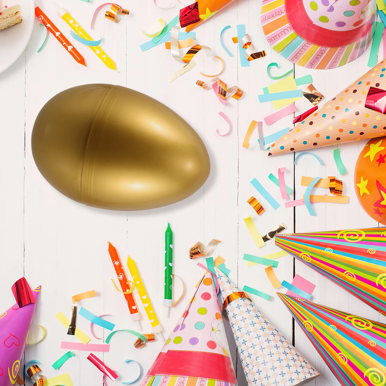 

Openable 10.22x7.07 Inch Plastic Easter Egg Fillable Large Party Favor Decoration for Birthday Wedding Event Raffle Stuffer Box