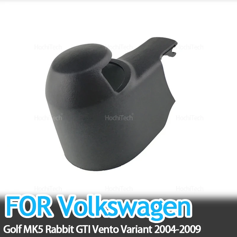 Black Rear Windshield Washer Wiper Arm Nut Cover Cap for Volkswagen VW Golf MK5 Rabbit GTI Vento Variant 2004-2009 6Q6955435B