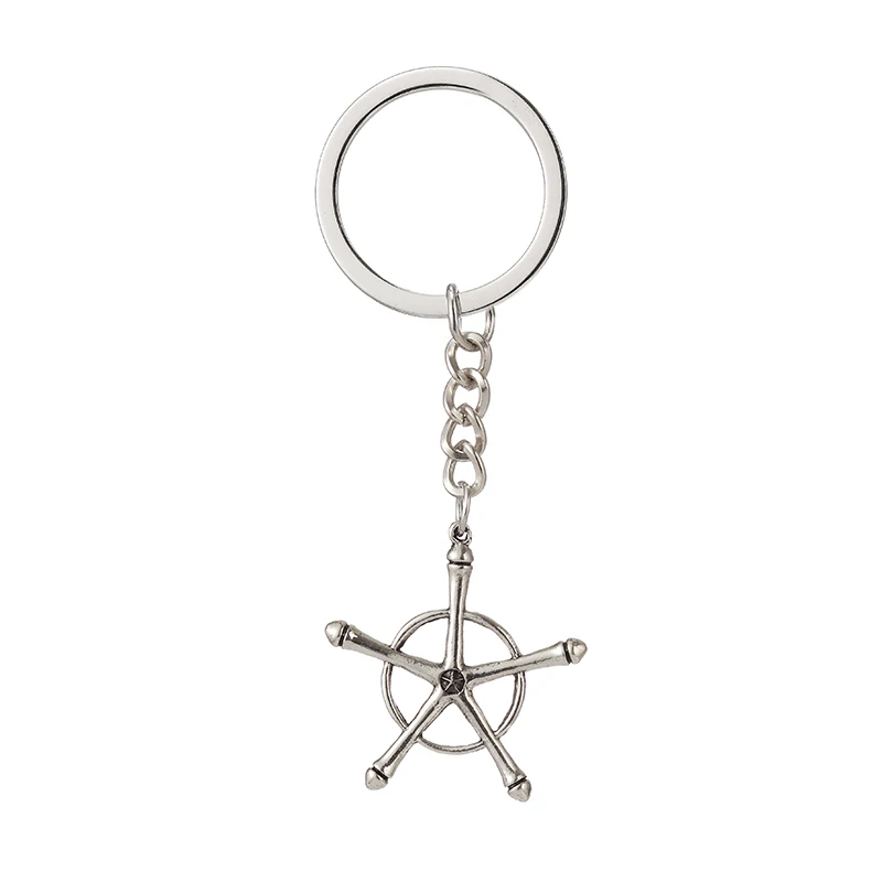 Anime Bleach Halskette Quincy Ishida Uryuu Cosplay Ginrei Gojiaku Amulett Legierung Halsband Kette Schlüsselbund Anhänger Schmuck Geschenke