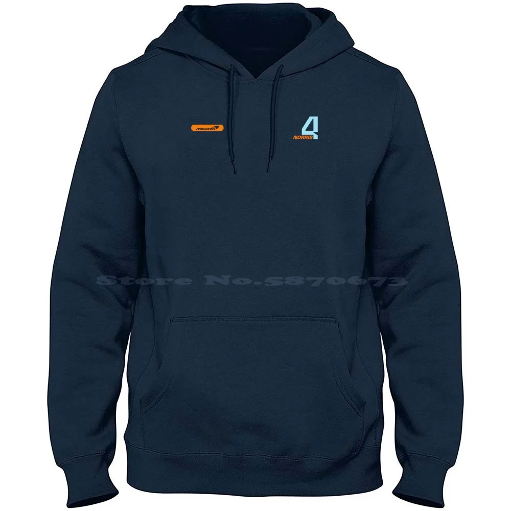 Norris 4 British Race Driver 100% Cotton Hoodie Lando Norris Racing 4