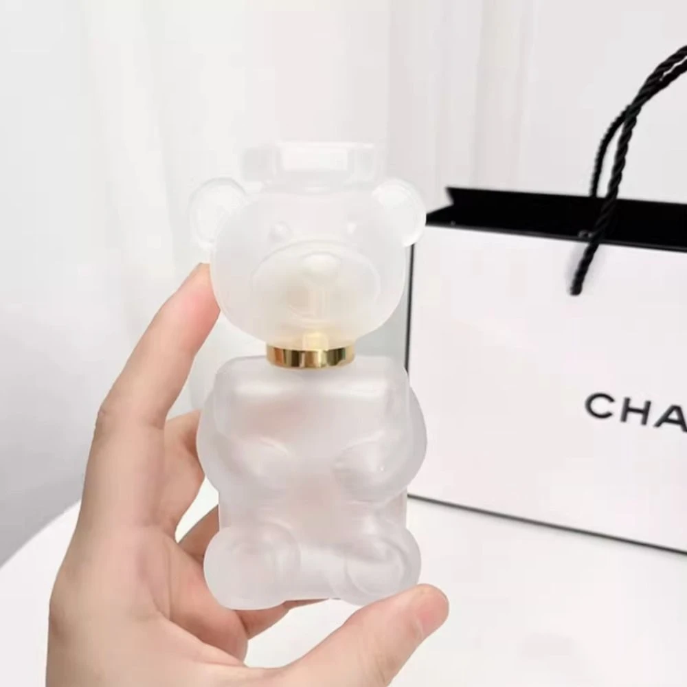 Little Bear Cub Shape Perfume Spray Bottles Empty 30ml Makeup Dispenser Cute Animal Press Bottle Women Travel Essentials