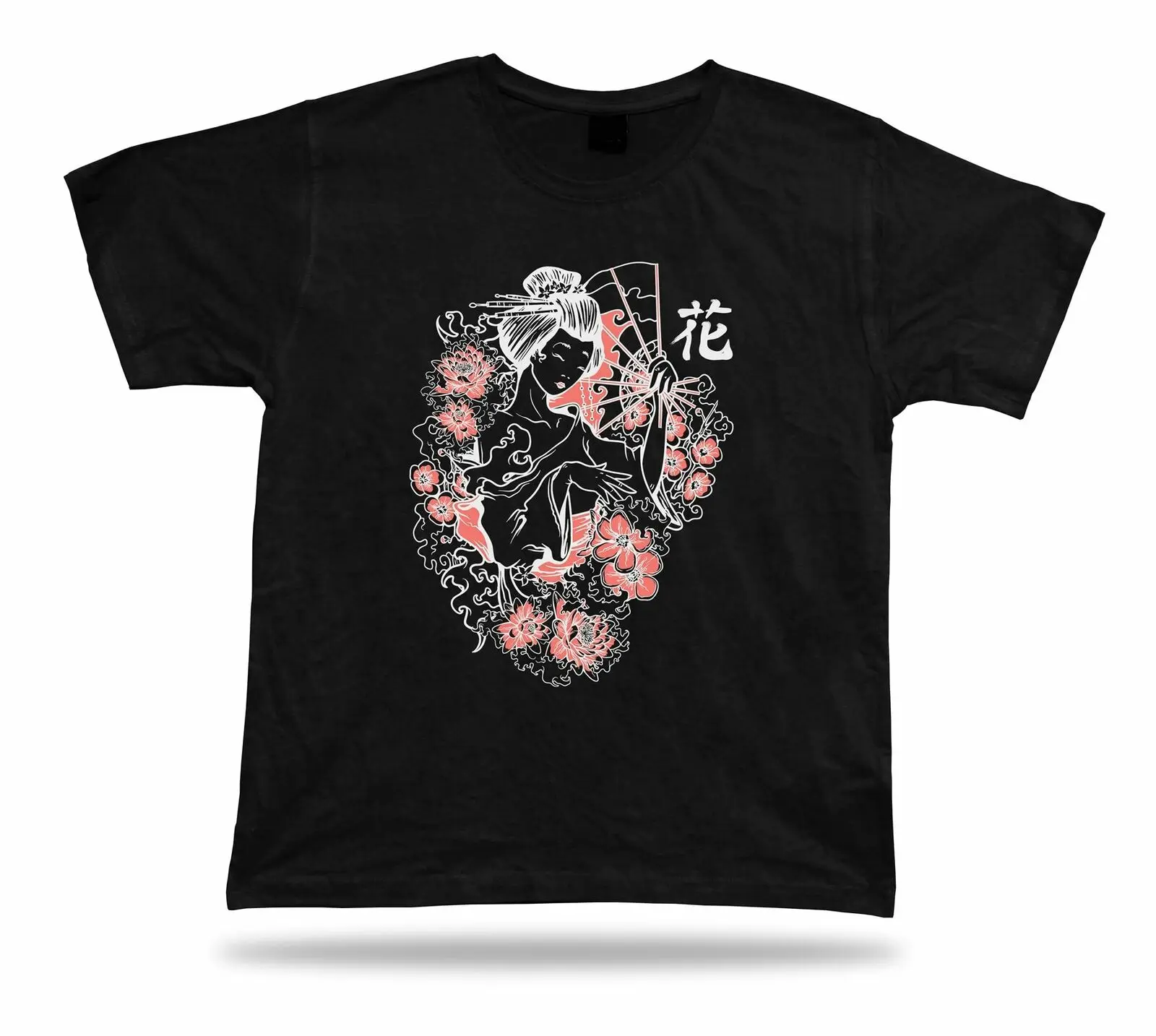 Kabuki Dancer Japanese Chinese Floral design tshirt stylish tee birthday gift