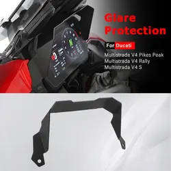 Ducati Multistrada V4 Pikes Peak Rally V4 S V4S 조종석 눈부심 쉴드 보호 장비, 모자 선 바이저 계량기 스크린 필름