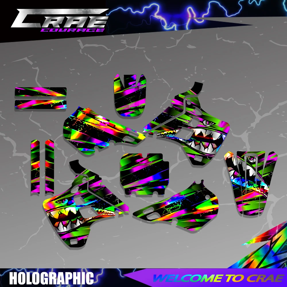 

Мотоциклетная графическая наклейка, комплект наклеек для KAWASAKI KX 125 KX125 KX 250 KX250 1990 1991, индивидуальный подарок