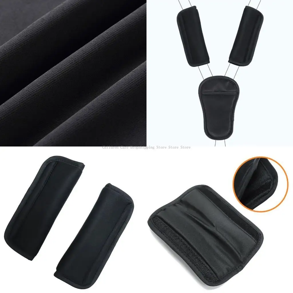 

Practical Baby Carriages Shoulder Pads Secure Baby Pushchair Shoulder Guard Baby Stroller Shoulder Cushions set Cloth