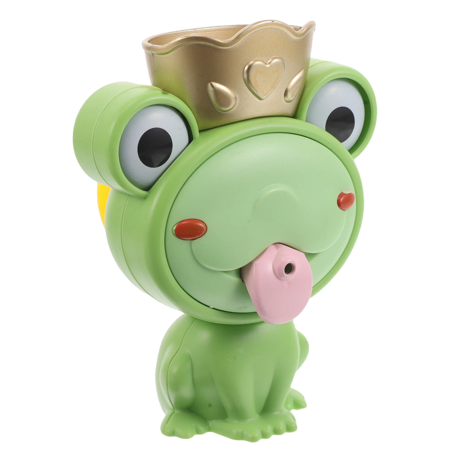 

Fun Frog Shaped Bath Sprayer with Suction Mount for Toddlers Spinning Water Wheel Shower Time Play Baby Bathtub Activity Gear