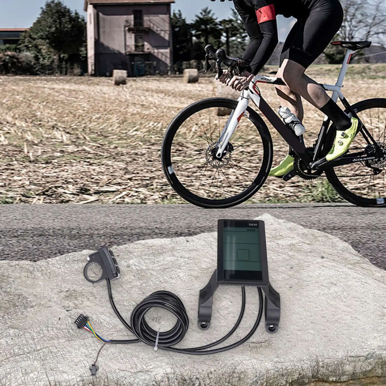 

All in One S830 LCD Display for Electric Bicycle Waterproof and Featuring No 2 Protocol for Enhanced Usability
