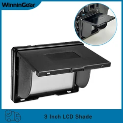 3 Inch LCD Shade DSLR Camera Screen Protector Universal Detachable Pop-UP Hood