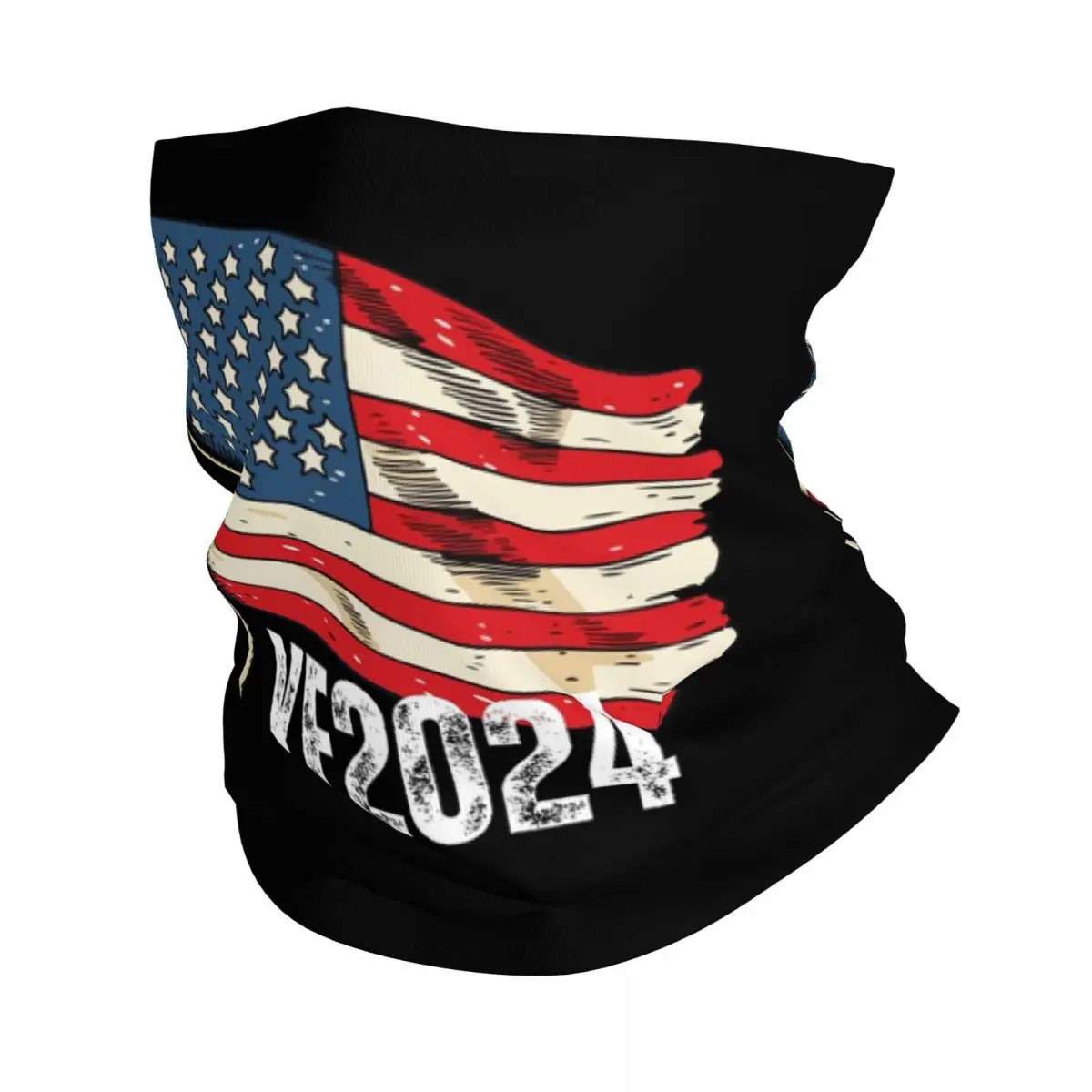 Ye 2024 Make America Great Again Bandana Neck Gaiter Printed Wrap Scarf Multi-use Cycling Scarf Running For Men Adult Winter