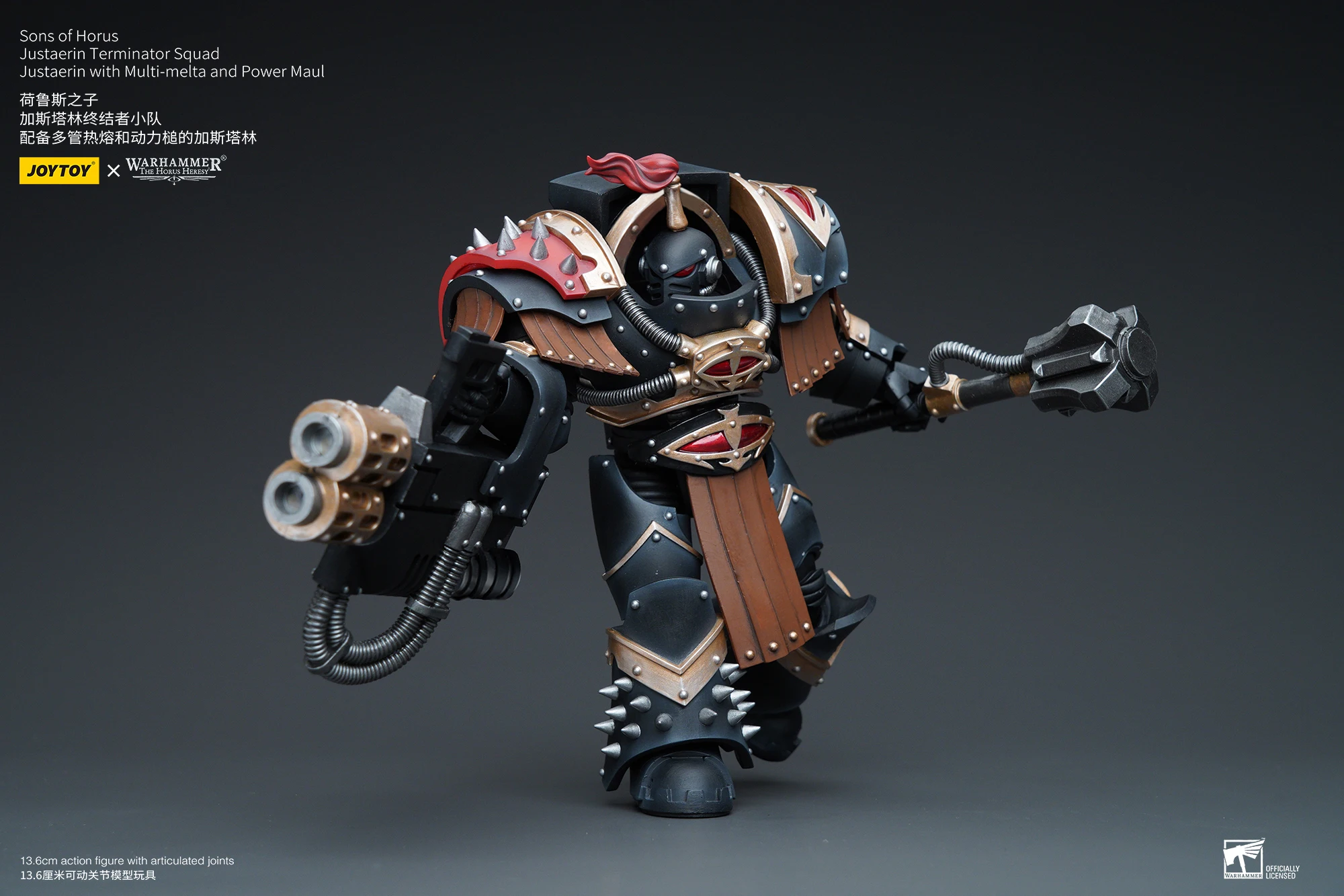 

【TM】Original JOYTOY Warhammer 40K Space Wolves Varagyr Wolf Guard Squad Varagyr Terminator 3 1/18 Action Figure Model Toys