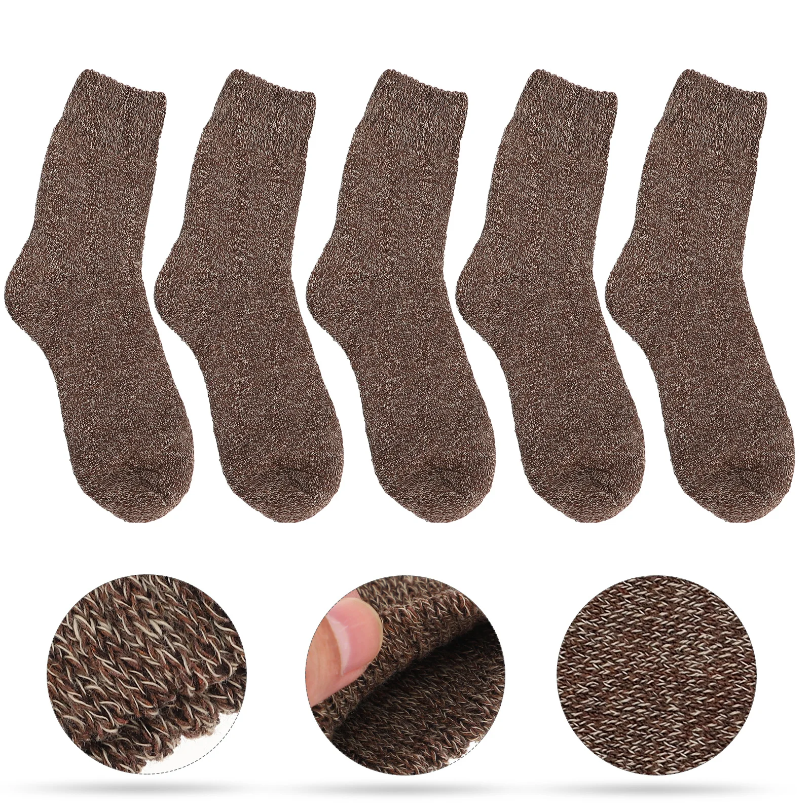 

5 шт. теплые женские зимние толстые хлопковые чулки, удобные домашние носки для сна, женские утепленные хлопковые носки, зимние теплые