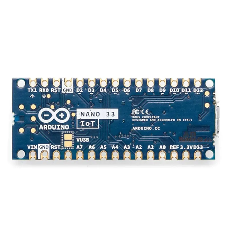 Placa de desarrollo Arduino Nano 33 IoT, ABX00027, 1 piezas, 100% nueva