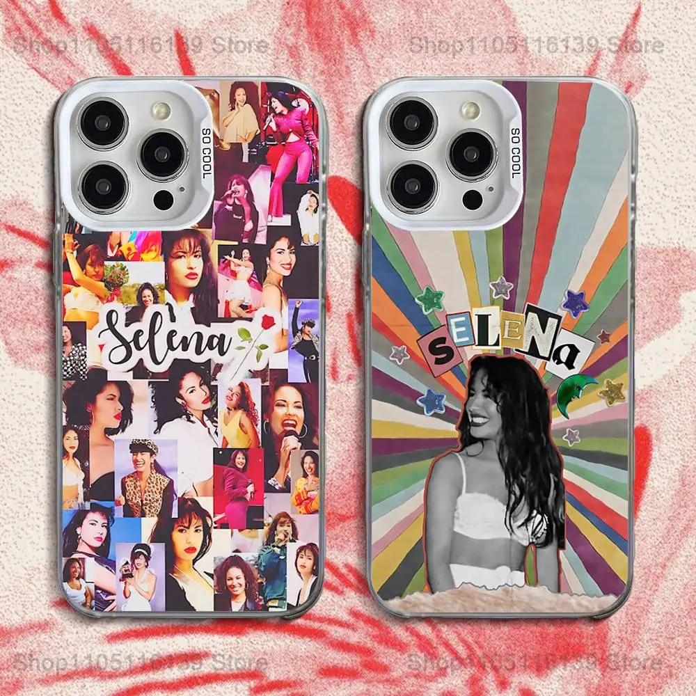 

Singer Selena Quintanilla Phone Case For iPhone 16,15,14,13,12,11,Pro,XS,Max,Plus,Mini,SE White Candy Matte Shockproof Cover